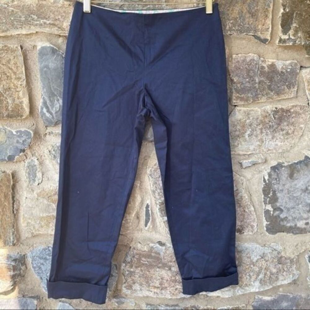 Vineyard Vines navy Dayboat Capri cropped pants